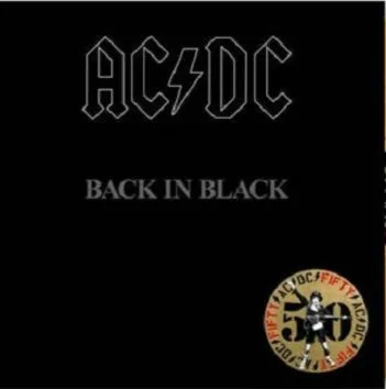 AC/DC C Back In Black (50th Anniversary Edition) (Gold) (Arrives in 7 Days) hi-fi analog input amp,hi-fi Bluetooth 5.0 amp,hi-fi tube amp with bluetooth
