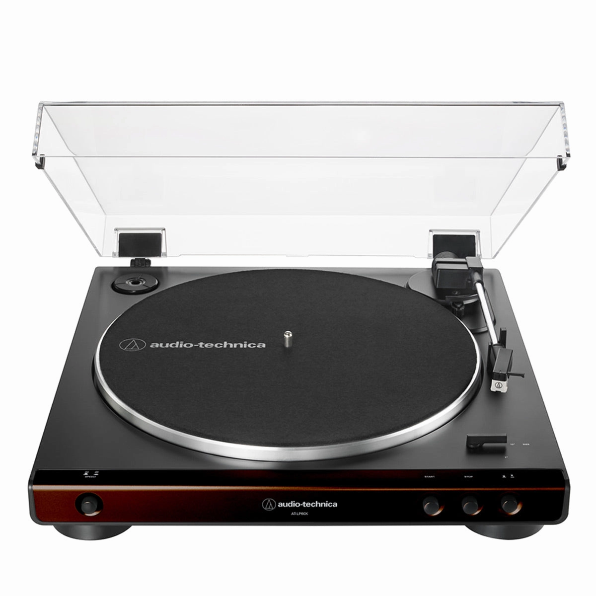 Audio-Technica AT-LP60X-BN Fully Automatic Belt-Drive Stereo Turntable (Brown/Black) hi-fi class D amplifier,hi-fi class AB amplifier,hi-fi stereo kit for beginners