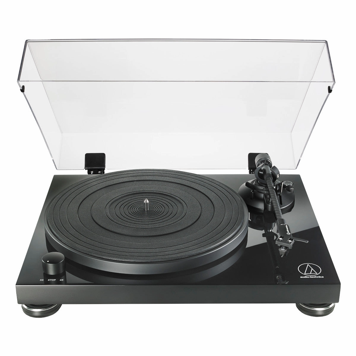 Audio-Technica AT-LPW50PB Fully Manual Belt-Drive Turntable (Piano Black) hi-fi class D amplifier,hi-fi class AB amplifier,hi-fi stereo kit for beginners