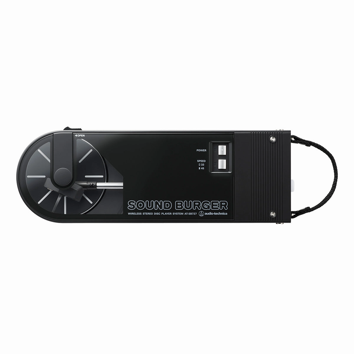 Audio-Technica AT-SB727 Sound Burger Portable Turntable with Bluetooth (Black)