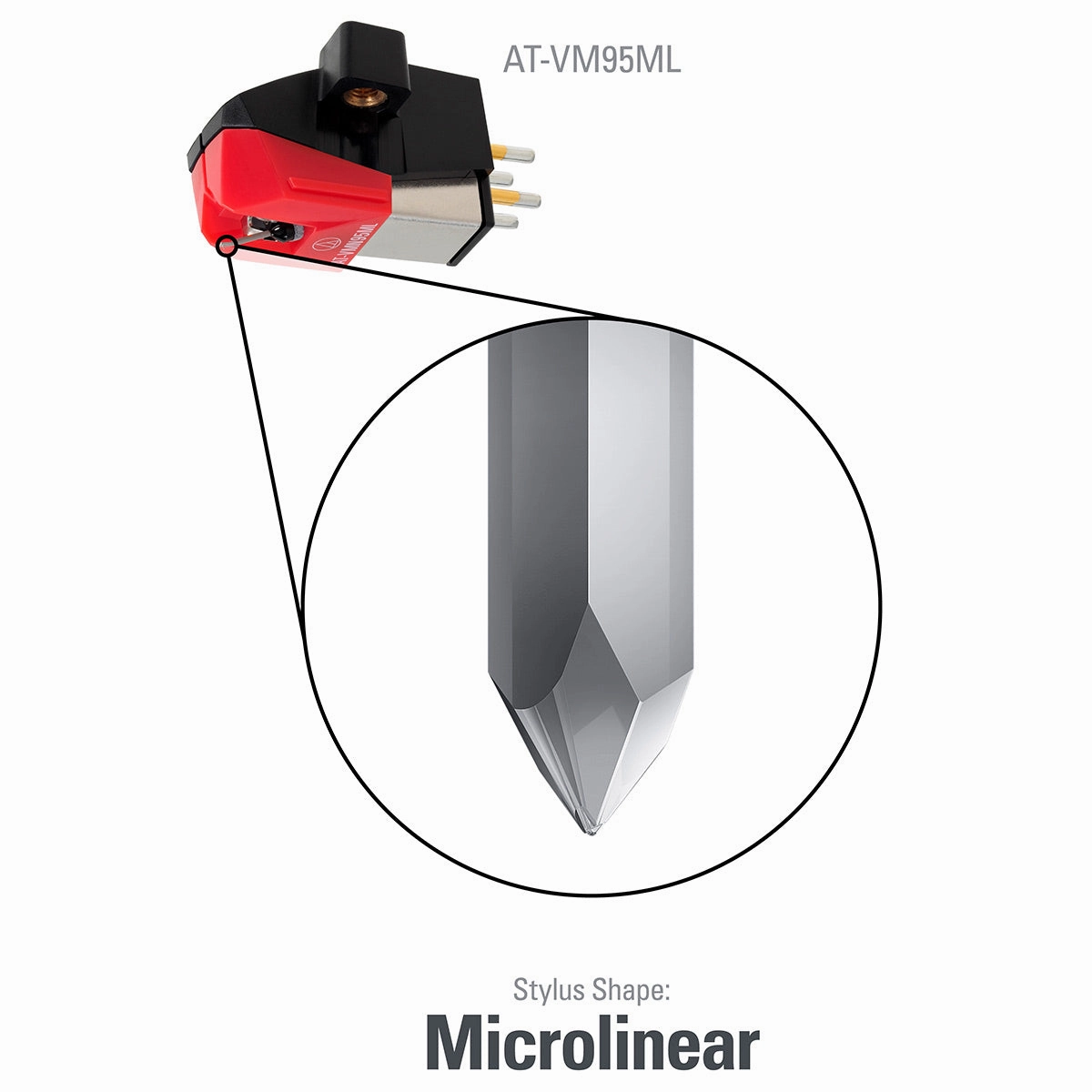 Audio-Technica AT-VM95ML Dual Moving Magnet Cartridge