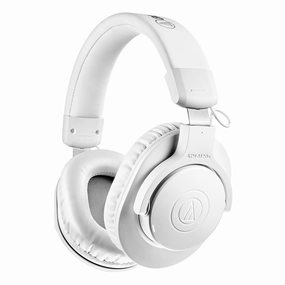Audio-Technica ATH-M20xBT Wireless Over-Ear Headphones (White) hi-fi audio receiver with HDMI,hi-fi speaker terminal,hi-fi home hi-res audio