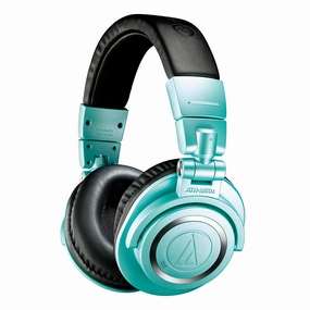 Audio-Technica ATH-M50xBT2 Limited Edition Wireless Over-Ear Headphones (Ice Blue) hi-fi audio receiver with HDMI,hi-fi speaker terminal,hi-fi home hi-res audio