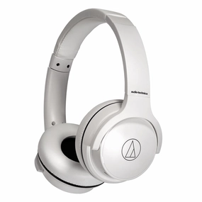 Audio-Technica ATH-S220BT Wireless On-Ear Headphones (White) hi-fi audio receiver with HDMI,hi-fi speaker terminal,hi-fi home hi-res audio
