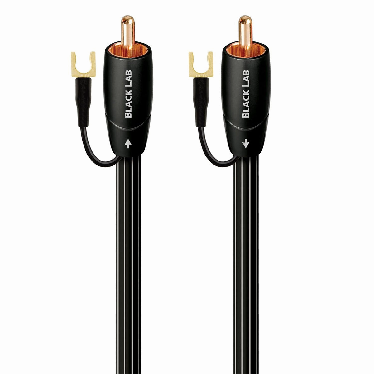 AudioQuest Black Lab RCA Male to RCA Male Subwoofer Cable - 6.56 ft. (2m)