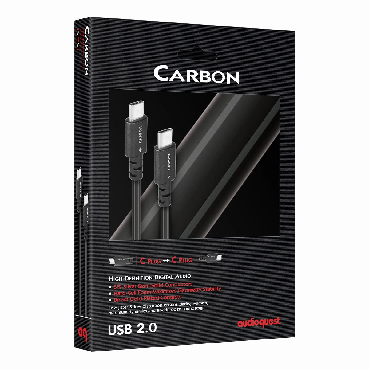 AudioQuest Carbon USB-C to USB-C Cable (4.92 ft.)