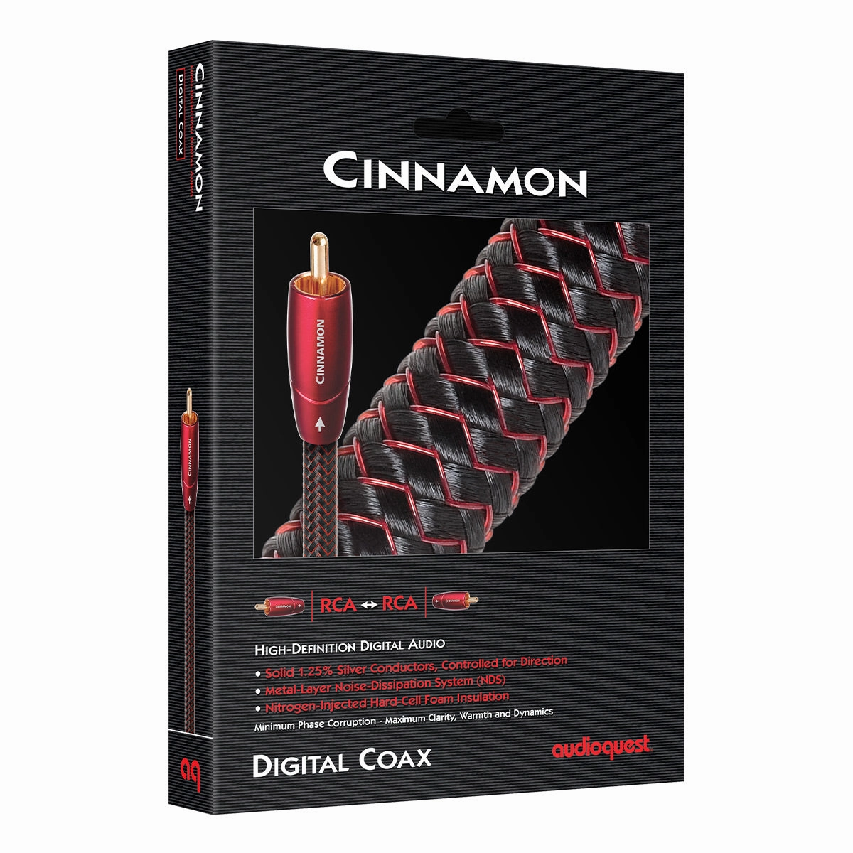 AudioQuest Cinnamon Coaxial Digital Audio Cable - 2.46 ft.(.75m)