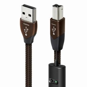 AudioQuest Coffee USB-A to USB-B Audio Cable (4.92 ft.)