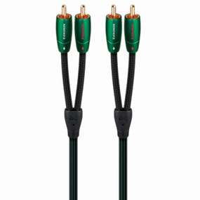 AudioQuest Evergreen 0.6m (1.97 ft) RCA Male to RCA Male Cable - Pair