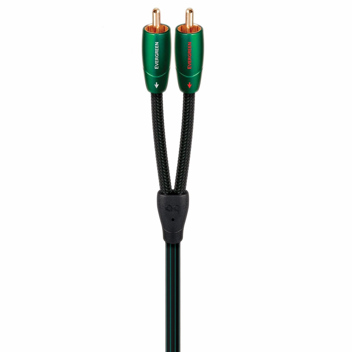 AudioQuest Evergreen 0.6m (1.97 ft) RCA Male to RCA Male Cable - Pair