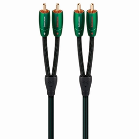 AudioQuest Evergreen 0.6m (1.97 ft) RCA Male to RCA Male Cable - Pair
