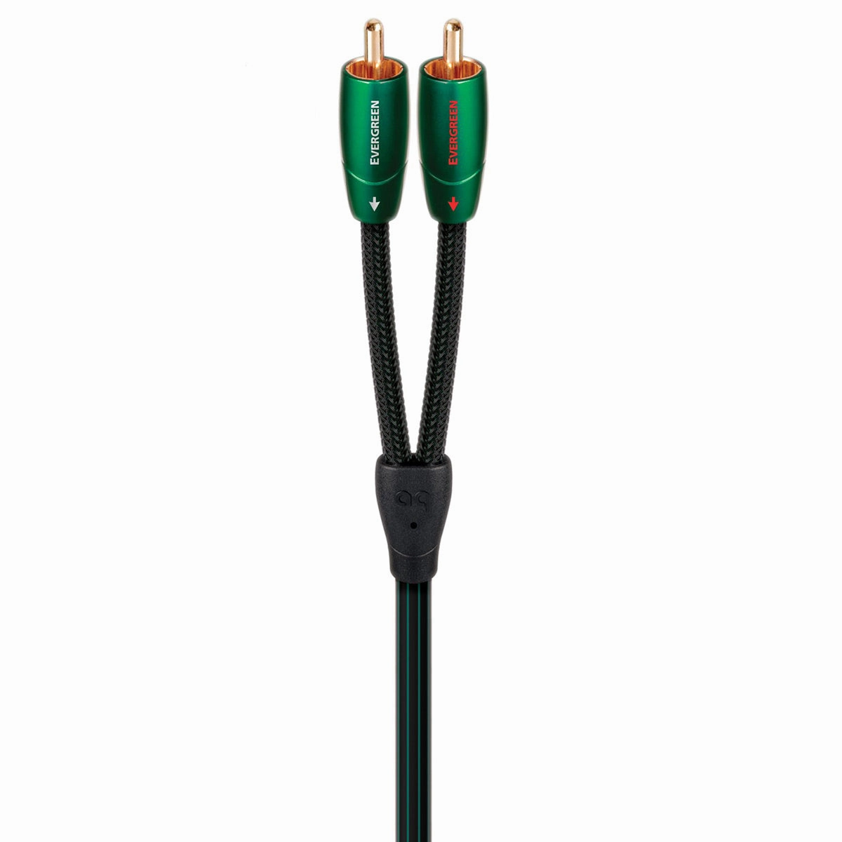 AudioQuest Evergreen 0.6m (1.97 ft) RCA Male to RCA Male Cable - Pair