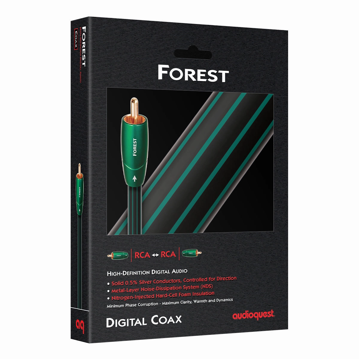AudioQuest Forest Coaxial Digital Audio Cable - 2.46 ft. (.75m)