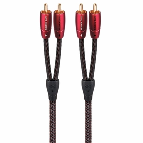 AudioQuest Golden Gate 1m (3.28 ft) RCA Male to RCA Male Cable - Pair
