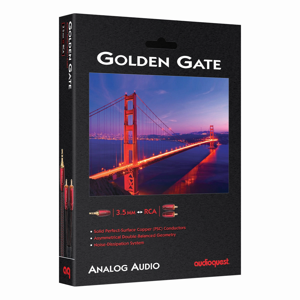 AudioQuest Golden Gate 3.5mm to RCA Audio Cable (26.25 ft.)