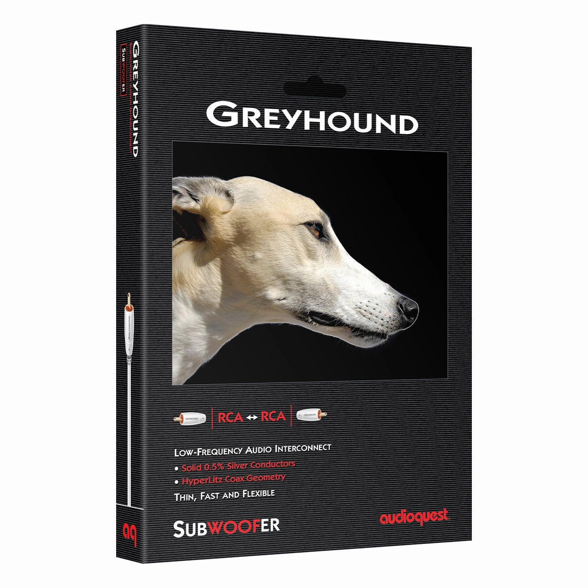 AudioQuest Greyhound RCA Low-Frequency Subwoofer Audio Cable (6.56 ft.)