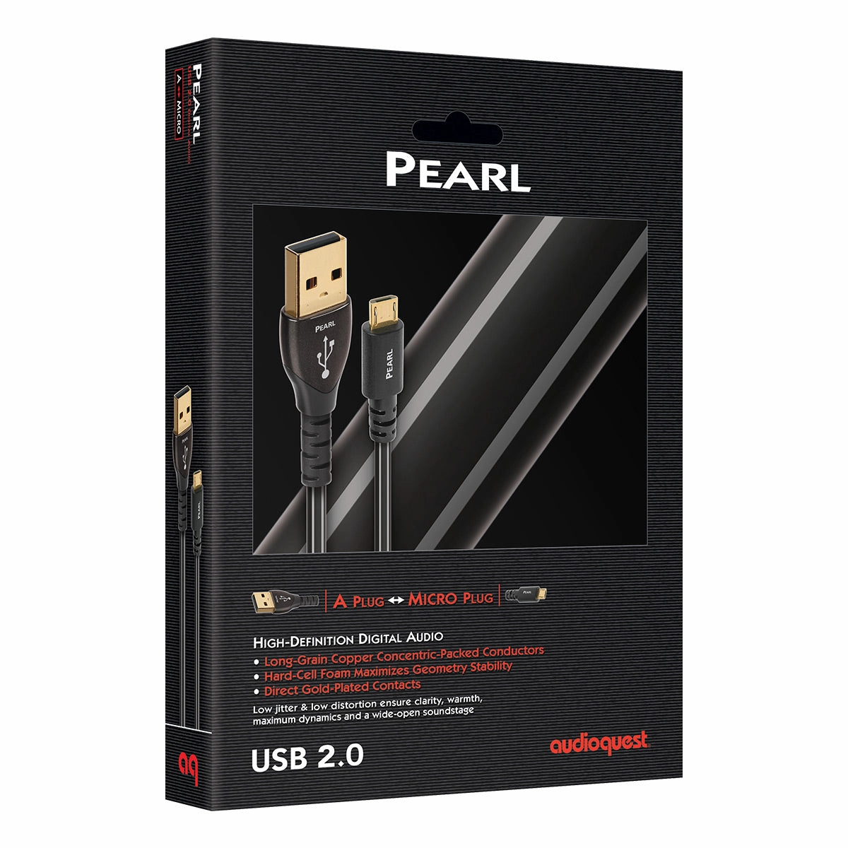AudioQuest Pearl USB-A to Micro USB-B 2.0 (4.92 ft.)