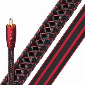 AudioQuest Red River RCA Male to RCA Male Cables - 2.46 ft. (.75m) - 2-Pack