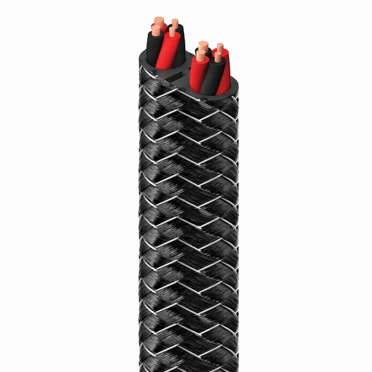 AudioQuest Rocket 44 Full-Range Speaker Cable with Silver Multi-Spade Connections - Pair (10 ft.)