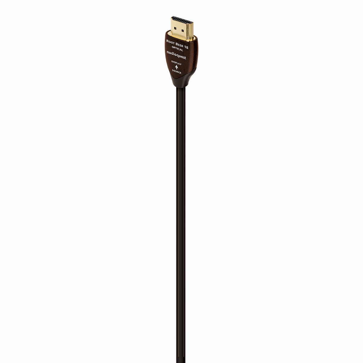 AudioQuest Root Beer 18 High Speed 18Gbps Active HDMI 2.0b Cable - Each (50 ft.)