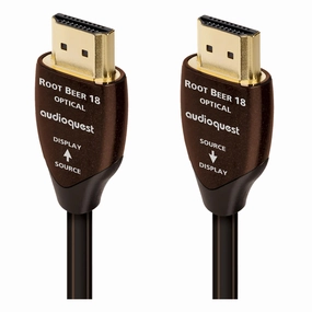 AudioQuest Root Beer 18 High Speed 18Gbps Active HDMI 2.0b Cable - Each (50 ft.)