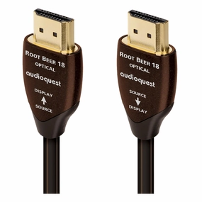 AudioQuest Root Beer 18 High Speed 18Gbps Active HDMI 2.0b Cable - Each (50 ft.)