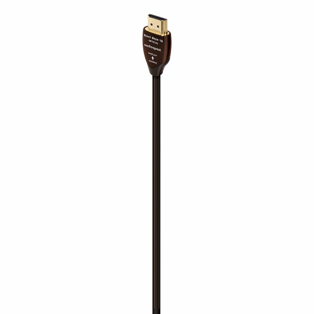 AudioQuest Root Beer 18 High Speed 18Gbps Active HDMI 2.0b Cable - Each (50 ft.)