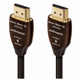 AudioQuest Root Beer 18 High Speed 18Gbps Active HDMI 2.0b Cable - Each (50 ft.)
