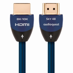 AudioQuest SKY 48 Gbps 8K 10K Ultra High Speed HDMI Cable with eARC (3.0 Meters)