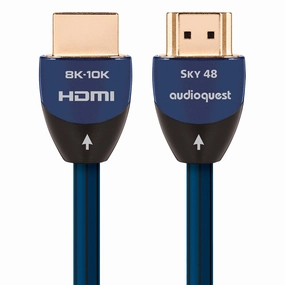 AudioQuest SKY 48 Gbps 8K 10K Ultra High Speed HDMI Cable with eARC (3.0 Meters)