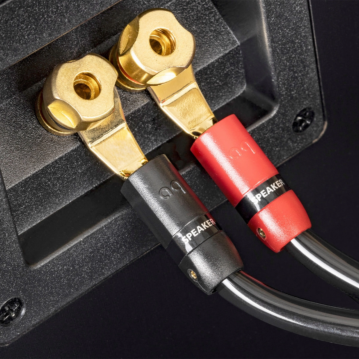 AudioQuest SureGrip&reg; 300 Gold Multi-Spade Speaker Connectors - 4-Pack
