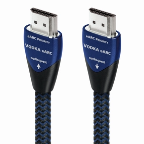AudioQuest Vodka eARC Priority Ultra High Speed 48Gbps HDMI 2.1 Cable (7.38 ft)