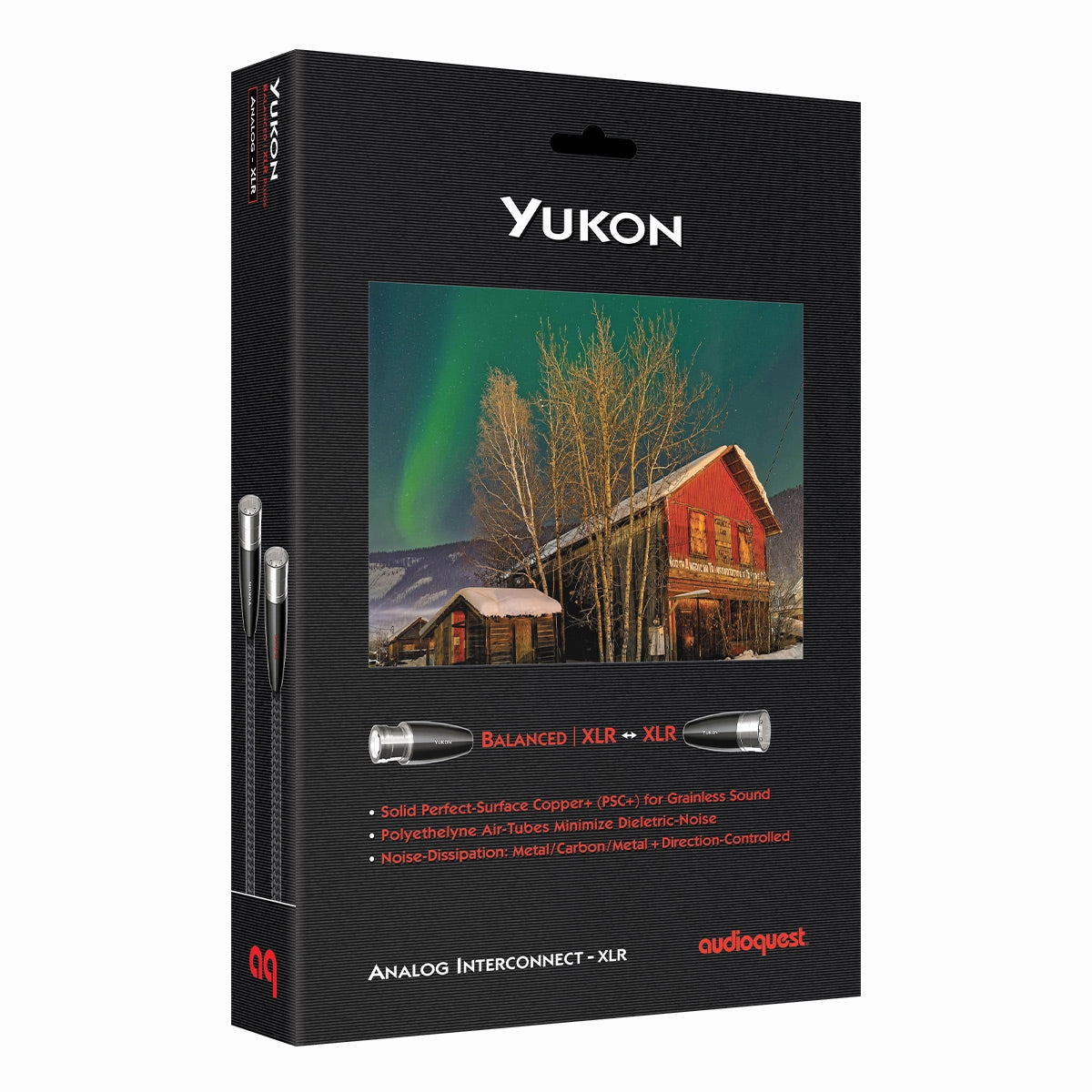 AudioQuest Yukon Male XLR to Female XLR Cables - Pair (2.46 ft.)