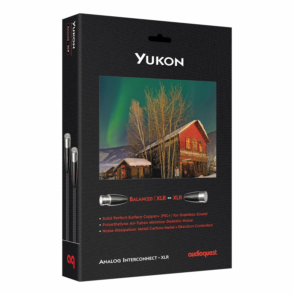 AudioQuest Yukon Male XLR to Female XLR Cables - Pair (2.46 ft.)