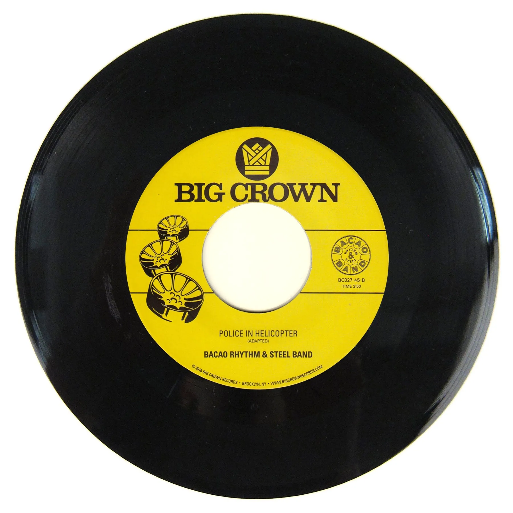 Bacao Rhythm & Steel Band: Pimp / Police In Helicopter Vinyl 7" hi-fi speaker analyzer,hi-fi pink noise calibrator,hi-fi frequency sweep