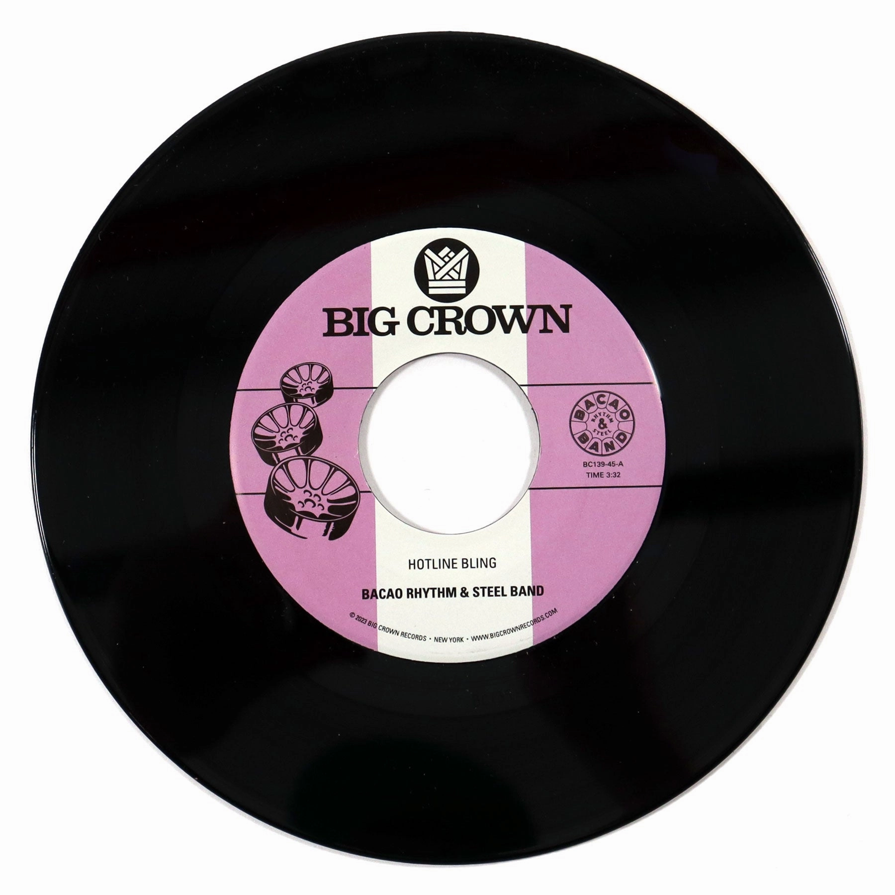 Bacao Rhythm & Steel Band: Hotline Bling / Murkit Gem Vinyl 7" hi-fi cooling fan,hi-fi digital clock display,hi-fi power meter