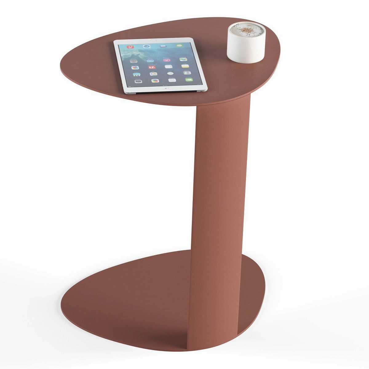 BDI Bink 1025 Mobile Media Table (Clay)