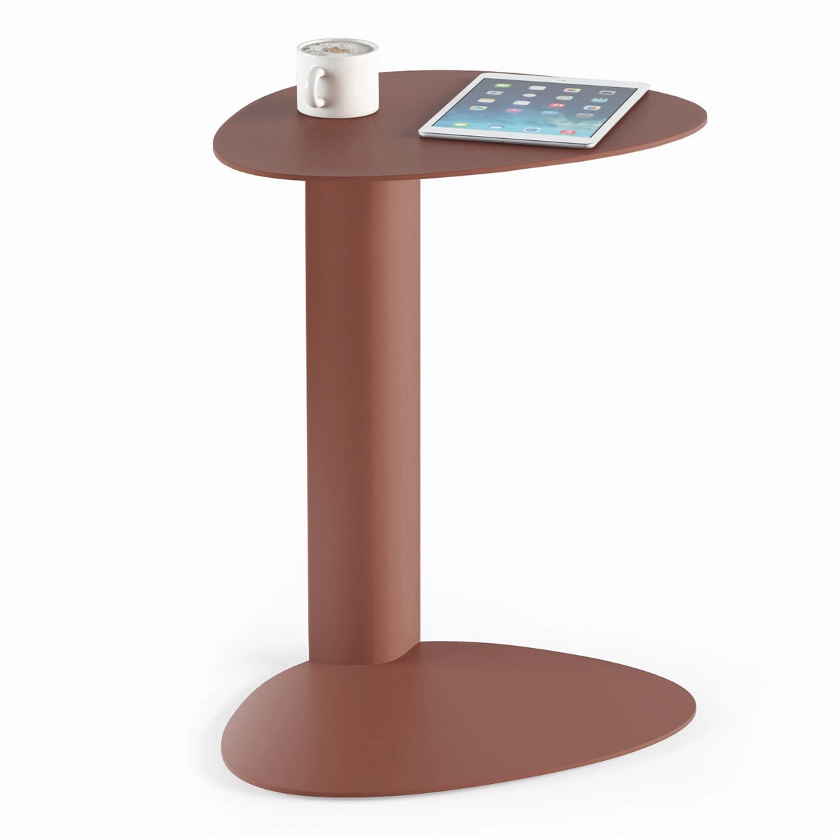 BDI Bink 1025 Mobile Media Table (Clay)