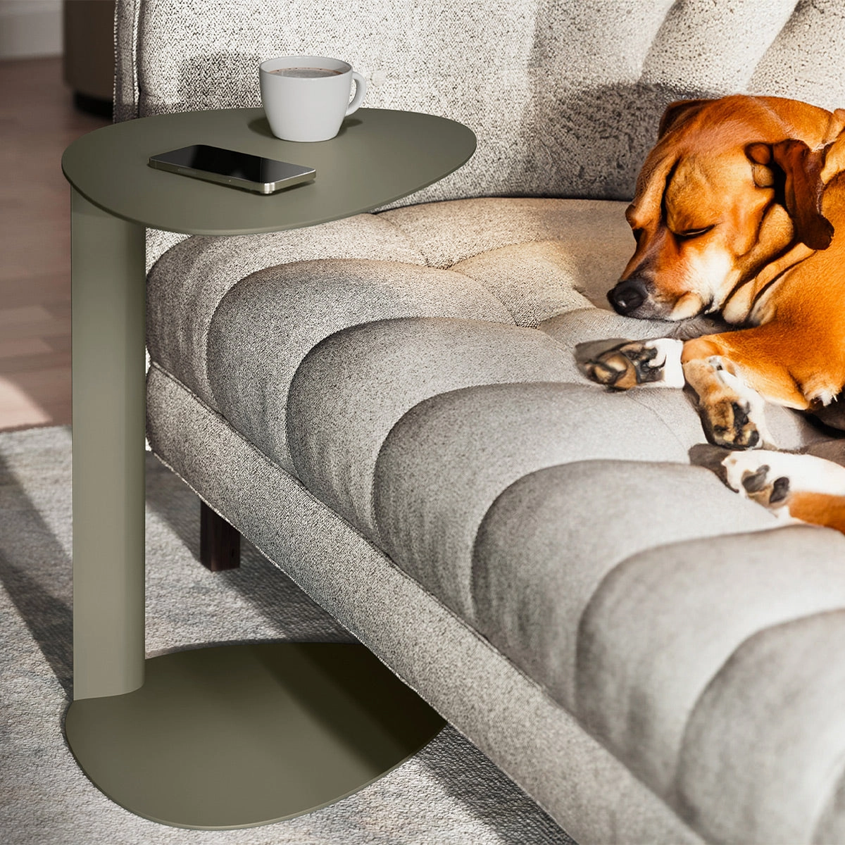 BDI Bink 1025 Mobile Media Table (Moss)