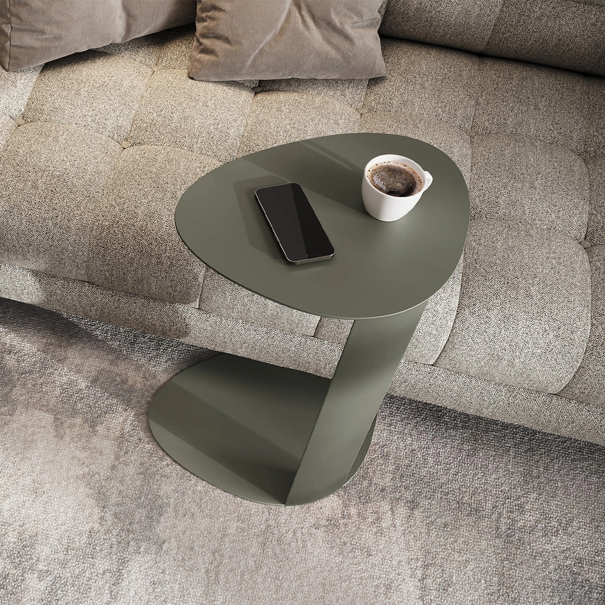 BDI Bink 1025 Mobile Media Table (Moss)
