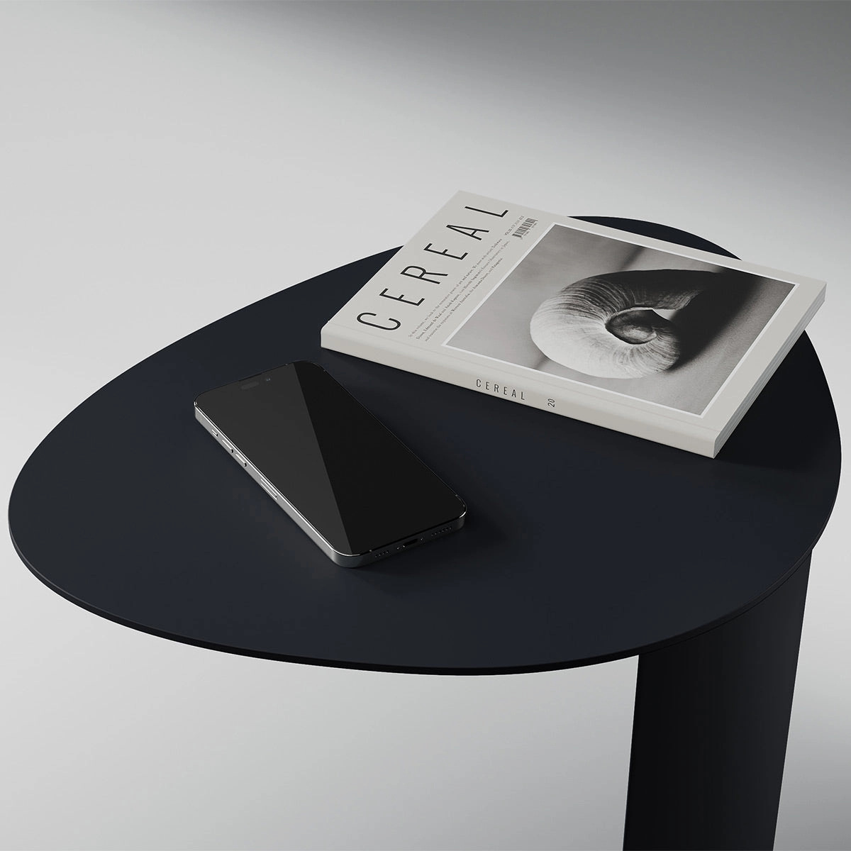 BDI Bink 1025 Mobile Media Table (Pepper)