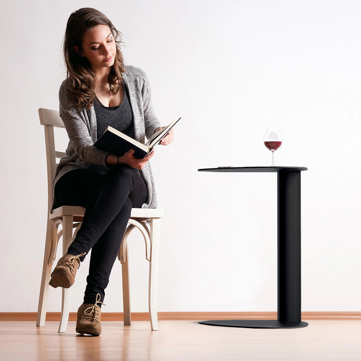 BDI Bink 1025 Mobile Media Table (Pepper)