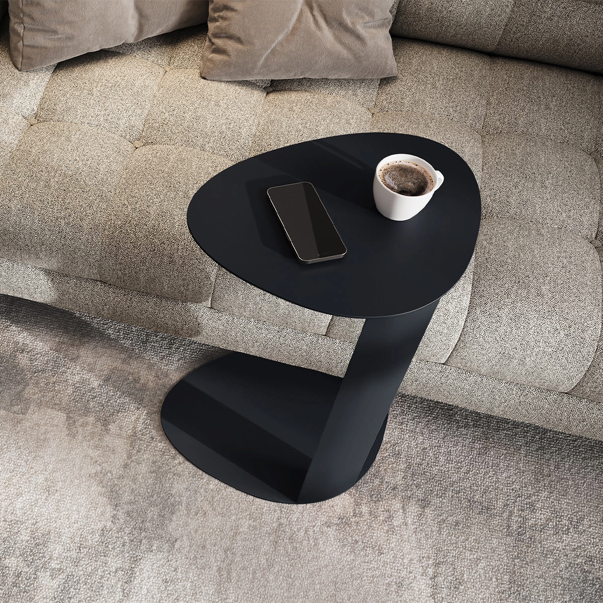 BDI Bink 1025 Mobile Media Table (Pepper)