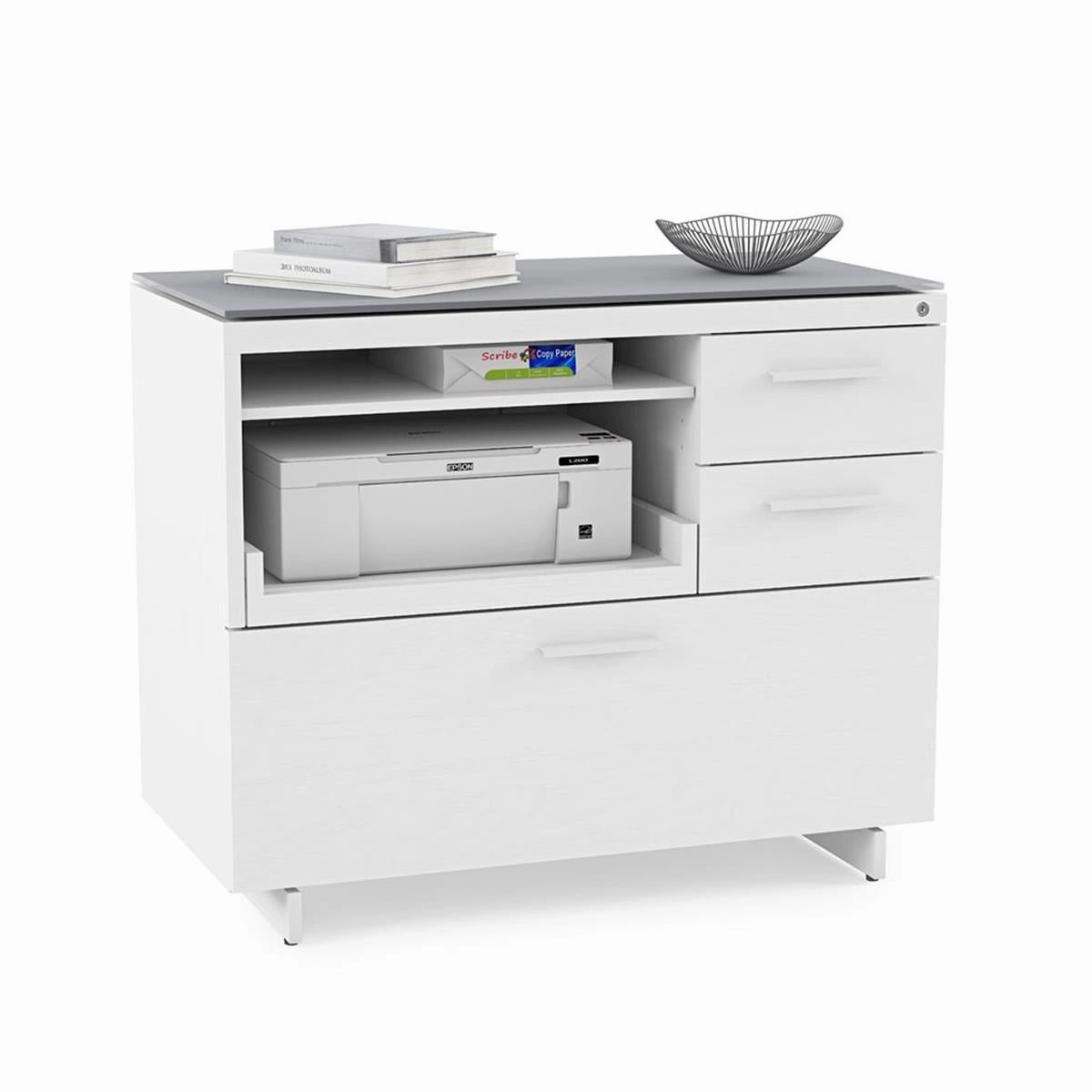 BDI Centro 6417 Multifunction Cabinet (White)