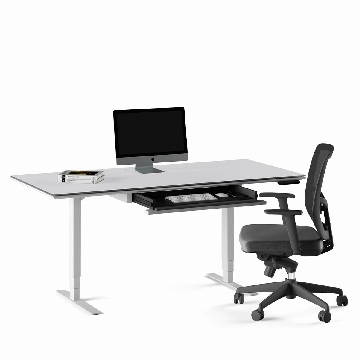BDI Centro 6452-2 Height Adjustable Standing Desk (66"x30")