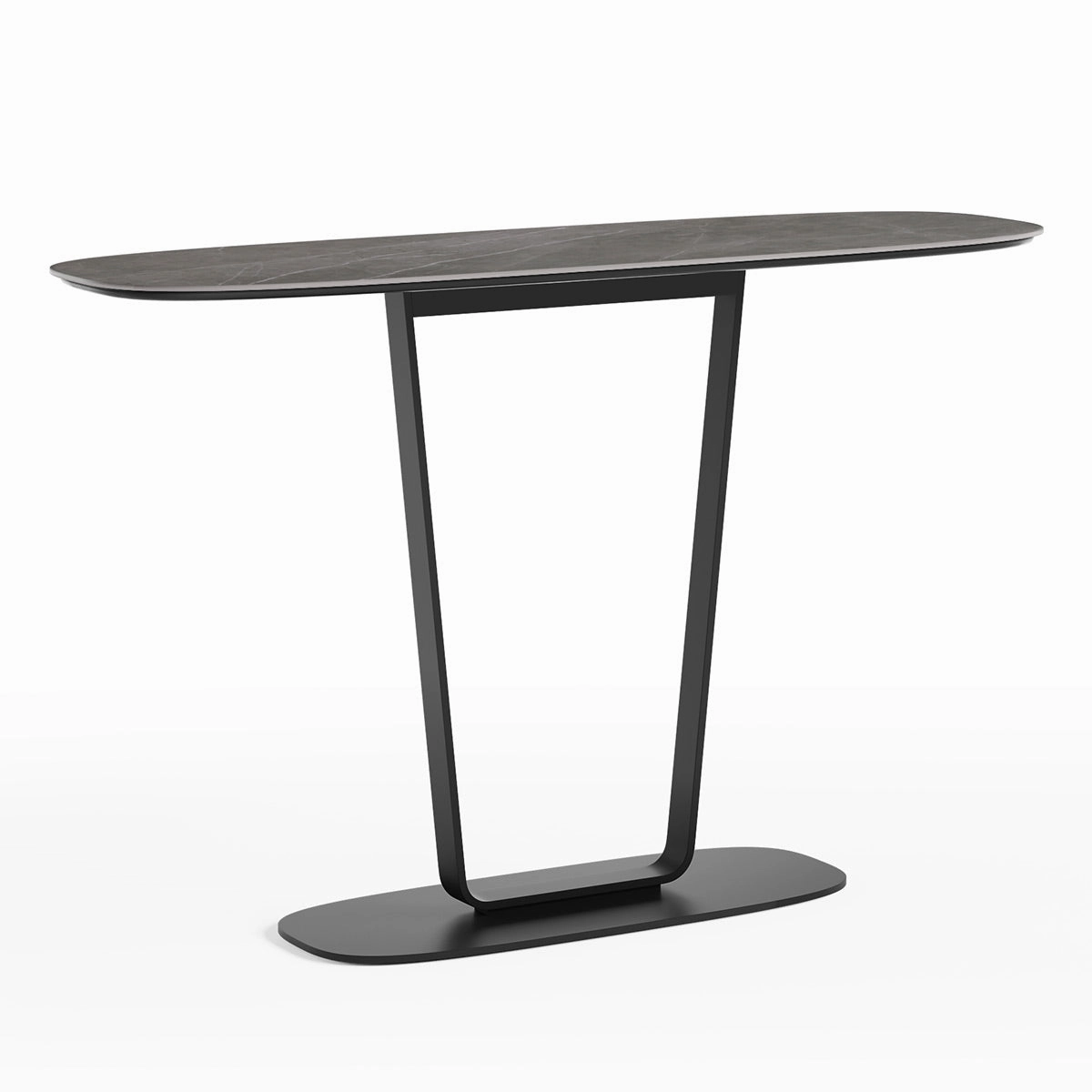 BDI Cloud 9 1183 Console Table with Porcelain Top (Alto Grey)