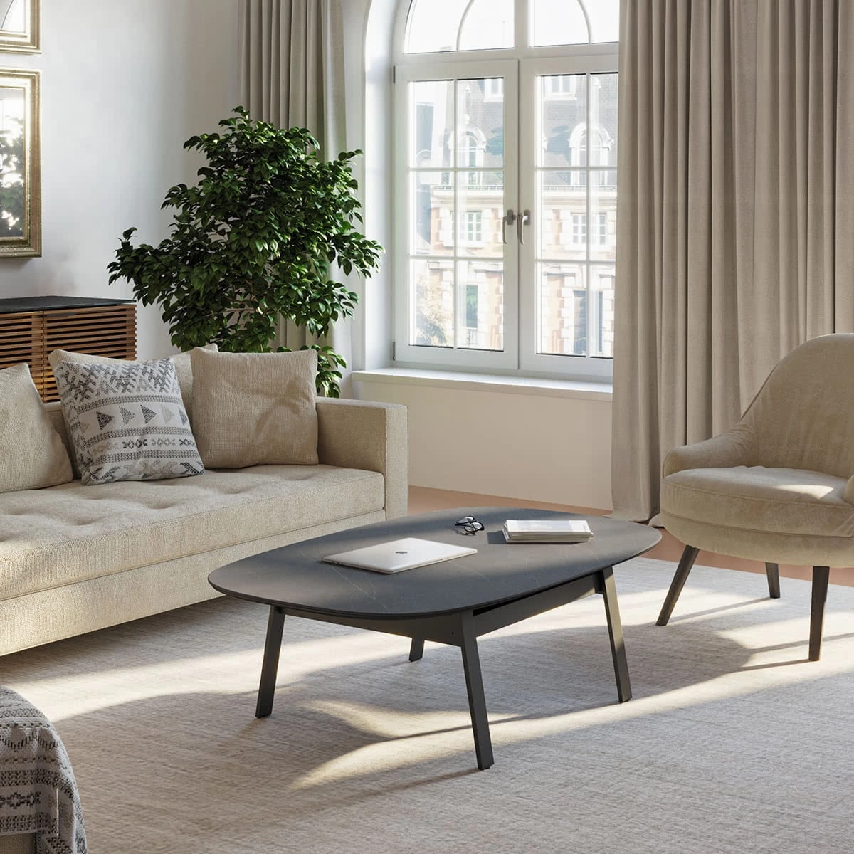 BDI Cloud 9 Lift Coffee Table (Alto Grey)