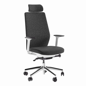 BDI Coda 3522 Ergonomic Task Chair with High-Performance Mesh Fabric (Oyster & Grey)