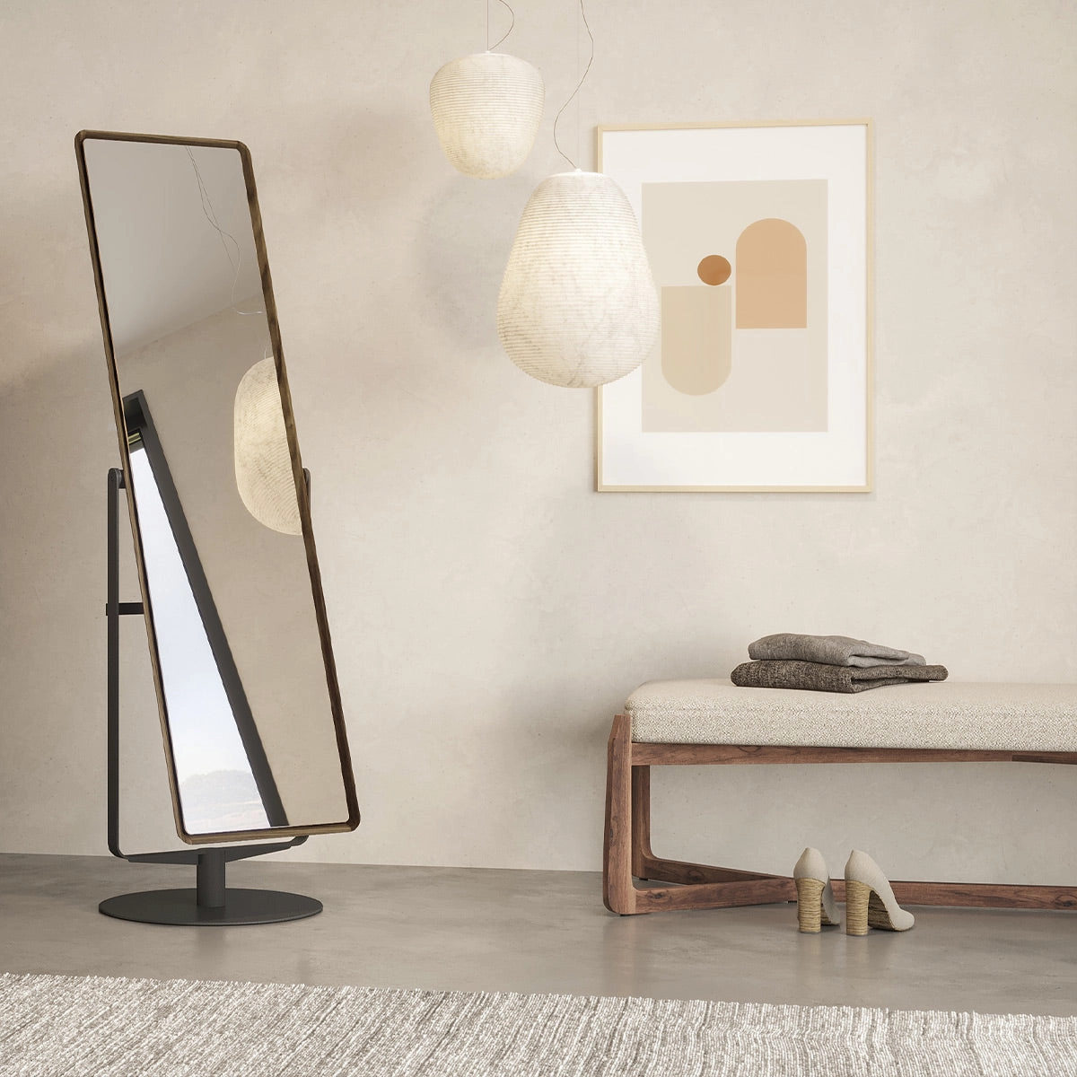 BDI Continuum Mirrors 3472WL Standing Mirror