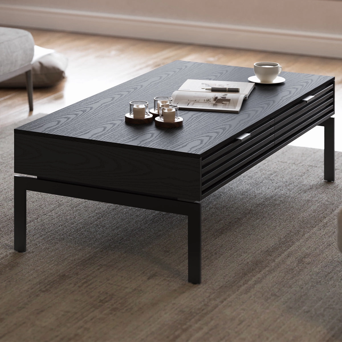 BDI Cora 1172 Coffee Table (Ebonized Ash)